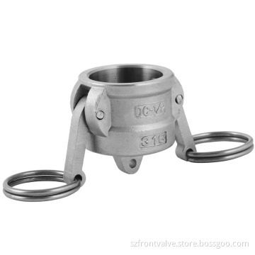 Investment Casting Stainless Steel Screwed Cam Lock-Type DC Dust Cap